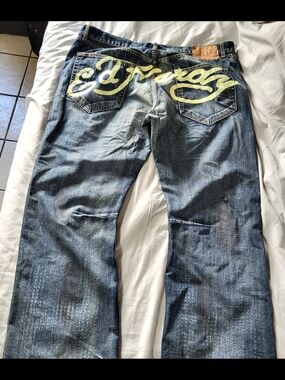 Ed Hardy Men’s Blue Jeans